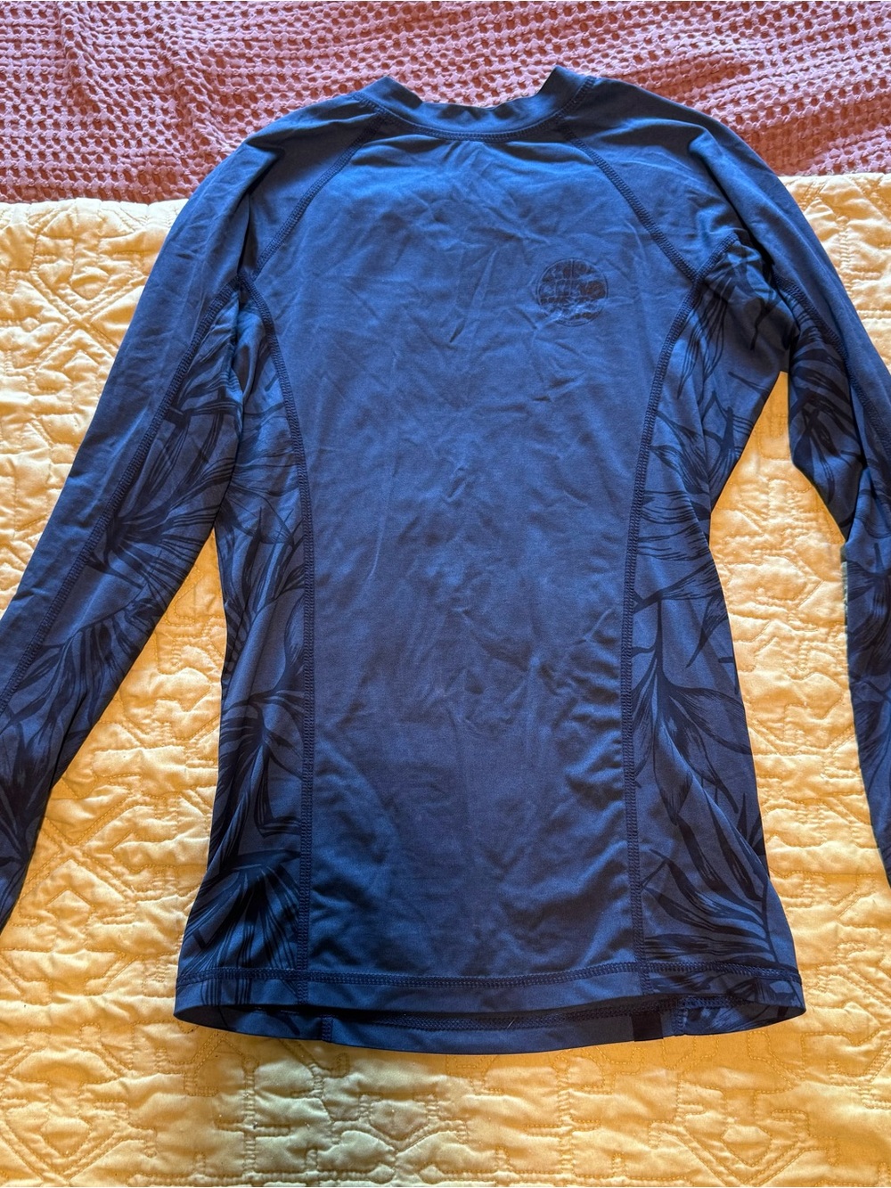 Rip Curl Navy Blue Long Sleeve Rash Guard